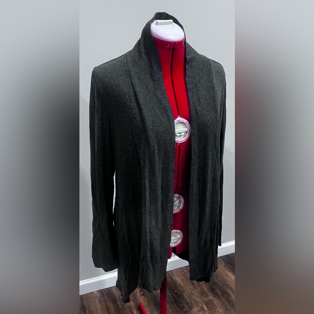 Liz Claiborne Charcoal Gray Women's Cardigan